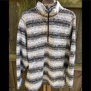 Lands End 1/2 Zip Fleece Lined Pullover